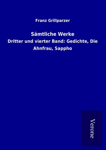 Produktbild: S&auml;mtliche Werke