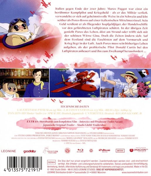 Produktbild: Porco Rosso - White Edition