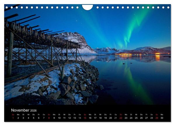 Produktbild: Norwegen (Wandkalender 2026 DIN A4 quer), CALVENDO Monatskalender