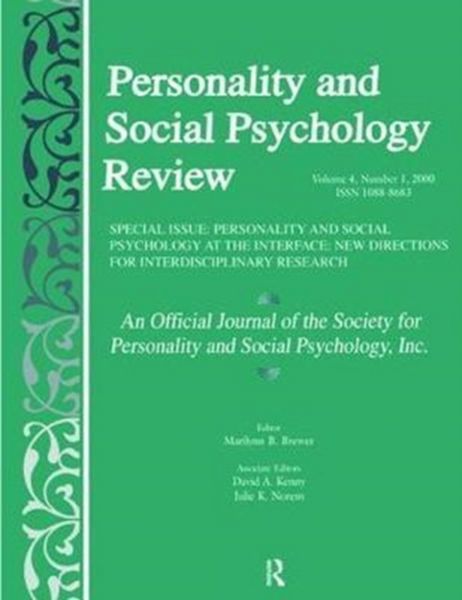 Produktbild: Personality and Social Psychology at the Interface