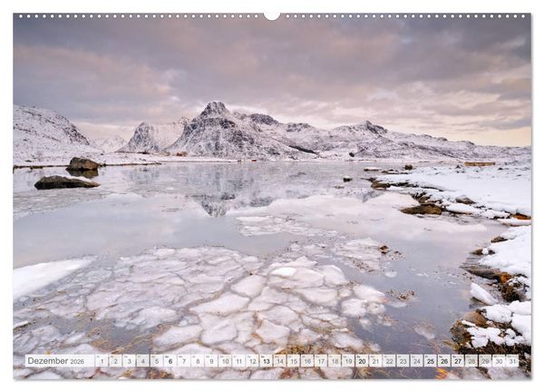 Produktbild: Traumziel Lofoten (hochwertiger Premium Wandkalender 2026 DIN A2 quer), Kunstdruck in Hochglanz