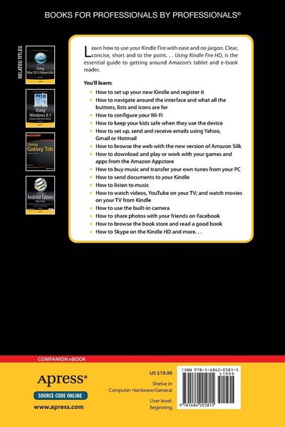 Produktbild: Using Kindle Fire HD