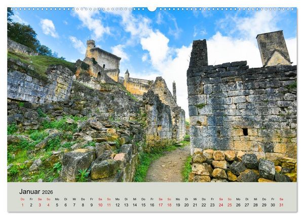 Produktbild: Frankeichs Bauwerke - Schl&ouml;ser und Burgen in der Grand Nation (Wandkalender 2026 DIN A2 quer), CALVENDO Monatskalender