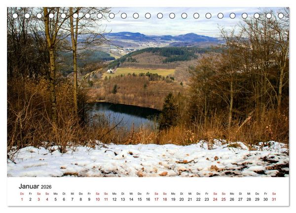 Produktbild: Sehenswertes in der Eifel - Die sch&ouml;nsten Maare (Tischkalender 2026 DIN A5 quer), CALVENDO Monatskalender