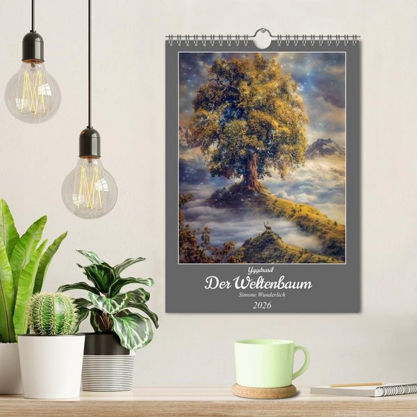 Produktbild: Yggdrasil - Der Baum des Lebens (Wandkalender 2026 DIN A4 hoch), CALVENDO Monatskalender