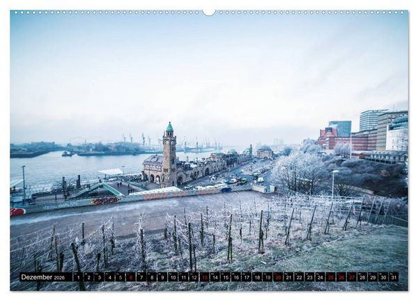 Produktbild: Hamburg - die sch&ouml;nste Stadt der Welt (Wandkalender 2026 DIN A2 quer), CALVENDO Monatskalender