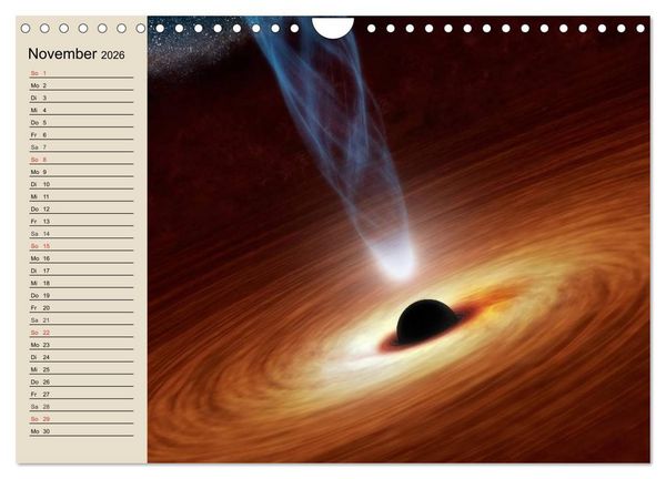 Produktbild: Raumfahrt und Weltall (Wandkalender 2026 DIN A4 quer), CALVENDO Monatskalender