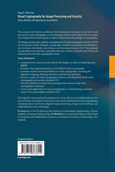 Produktbild: Visual Cryptography for Image Processing and Security