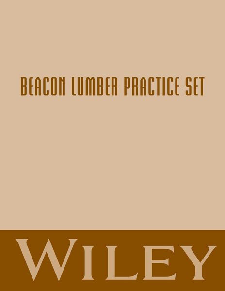 Produktbild: Kimmel, P: Beacon Lumber Practice Set