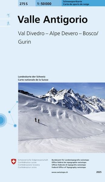 Produktbild: 275S Valle Antigorio Schneesportkarte