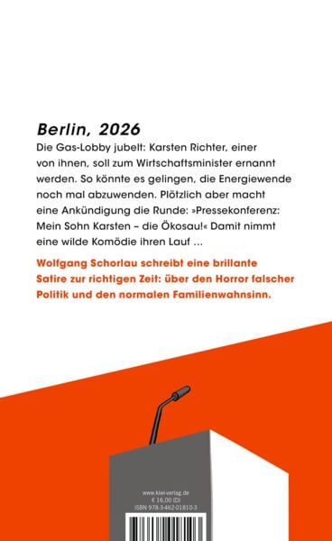 Produktbild: Der unaufhaltsame Aufstieg des Ministers Karsten Richter