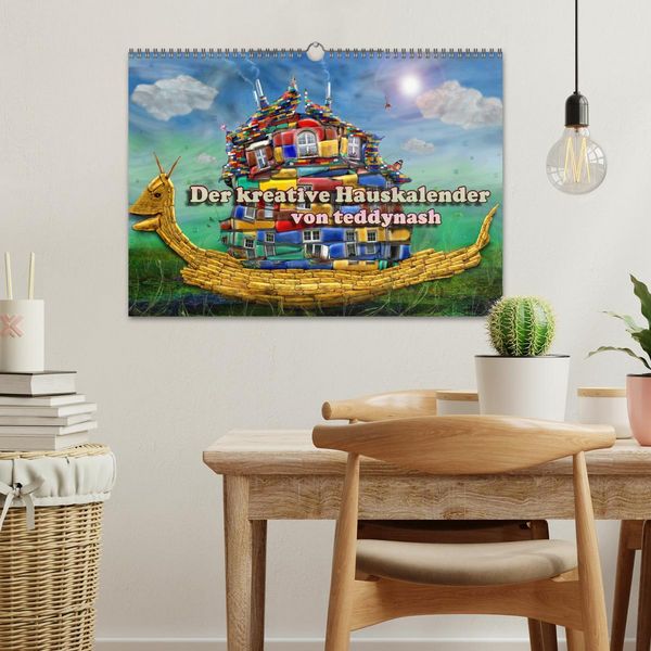 Produktbild: Der kreative Hauskalender (Wandkalender 2026 DIN A3 quer), CALVENDO Monatskalender