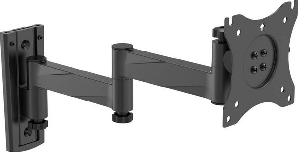 Produktbild: SpeaKa Professional SP-WMM-202S Monitor-Wandhalterung 1 Display(s) 33,0 cm (13") - 76,2 cm (30") Schwarz Neigbar, Schwenkbar, Ausziehbar