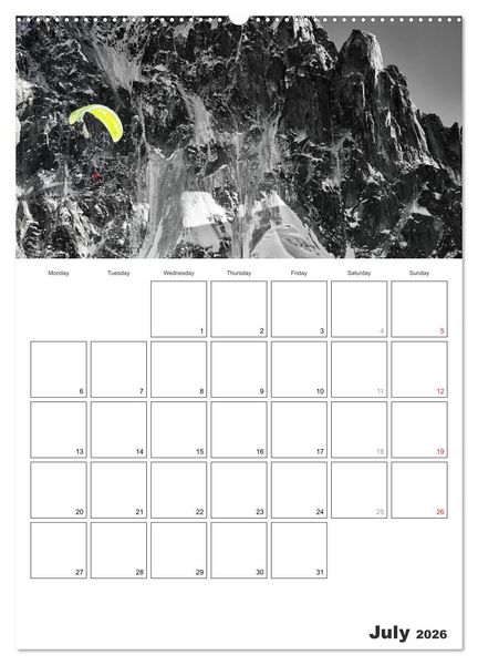 Produktbild: EXPLORING ALPS (High Quality Premium Wall Calendar 2026 DIN A2 portrait),CALVENDO 12 Month Wall Calendar