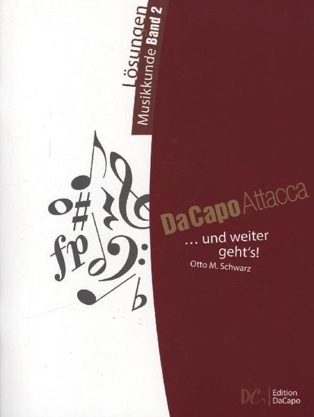 Schwarz, O: Da Capo Attacca Lösungen Band 2