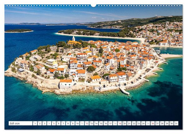 Produktbild: Kroatien von oben (hochwertiger Premium Wandkalender 2026 DIN A2 quer), Kunstdruck in Hochglanz