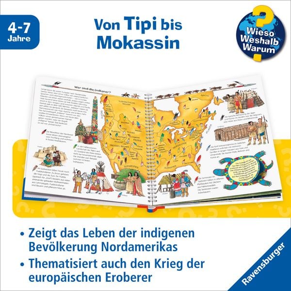 Produktbild: Wieso? Weshalb? Warum?, Band 18 - Bei den Indianern