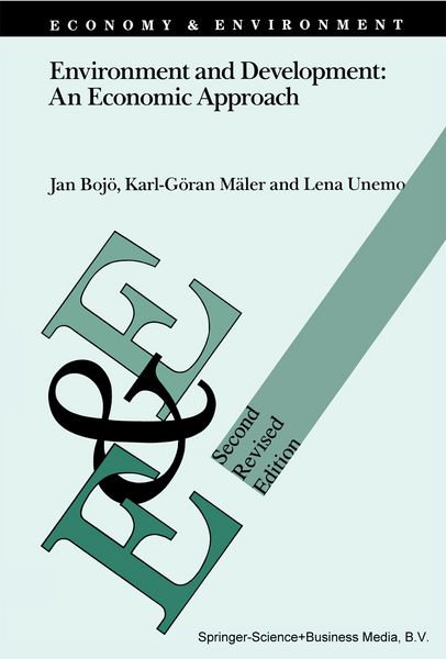Produktbild: Environment and Development: An Economic Approach