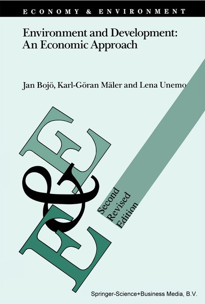 Produktbild: Environment and Development: An Economic Approach
