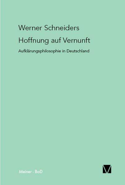 Produktbild: Hoffnung auf Vernunft