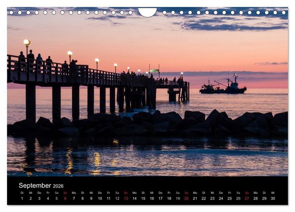 Produktbild: Unterwegs an der K&uuml;ste der Ostsee (Wandkalender 2026 DIN A4 quer), CALVENDO Monatskalender