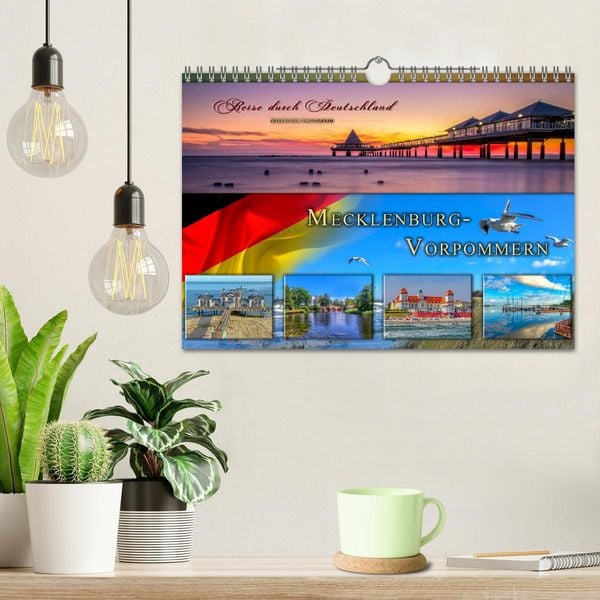 Produktbild: Reise durch Deutschland - Mecklenburg-Vorpommern (Wandkalender 2026 DIN A4 quer), CALVENDO Monatskalender