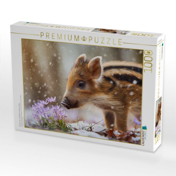 Produktbild: CALVENDO Puzzle Zwischen Tau und Bl&uuml;te erwacht das Leben | 1000 Teile Lege-Gr&ouml;&szlig;e 64x48cm Foto-Puzzle f&uuml;r gl&uuml;ckliche Stunden