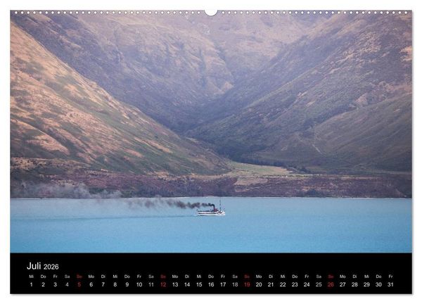 Produktbild: Neuseeland - Paradies am anderen Ende der Welt (Wandkalender 2026 DIN A2 quer), CALVENDO Monatskalender