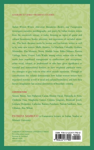 Produktbild: Italian Women Writers, 1800-2000