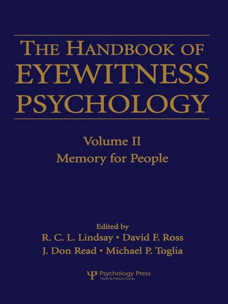 Produktbild: The Handbook of Eyewitness Psychology: Volume II