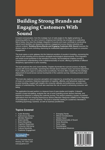 Produktbild: Building Strong Brands and Engaging Customers With Sound