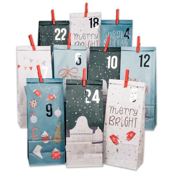 Produktbild: Adventskalender Christmas blau