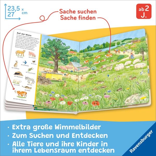 Produktbild: Mein gro&szlig;es Sachen suchen: Alle Tiere der Welt