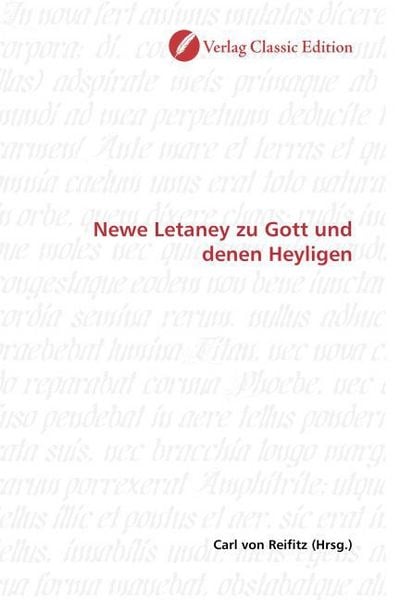 Produktbild: Newe Letaney zu Gott und denen Heyligen
