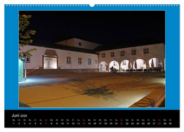 Produktbild: Schweinfurt bei Nacht verzaubernd und bunt (Wandkalender 2026 DIN A2 quer), CALVENDO Monatskalender