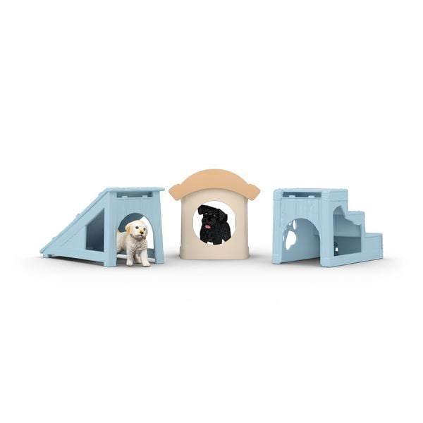 Produktbild: schleich&reg; 42763 - Farm World, Puppy Playtime, Abenteuerzeit f&uuml;r Welpen, 12-teilig, Spielset