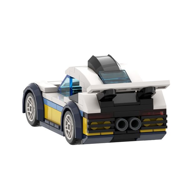 Produktbild: BRIXIES 222100 - Mini Rallye Rennwagen, 3D Konstruktionsbausatz, ca.151 Teile