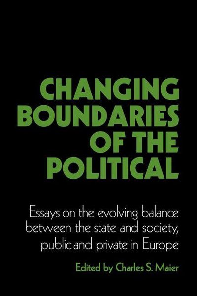 Produktbild: Changing Boundaries of the Political