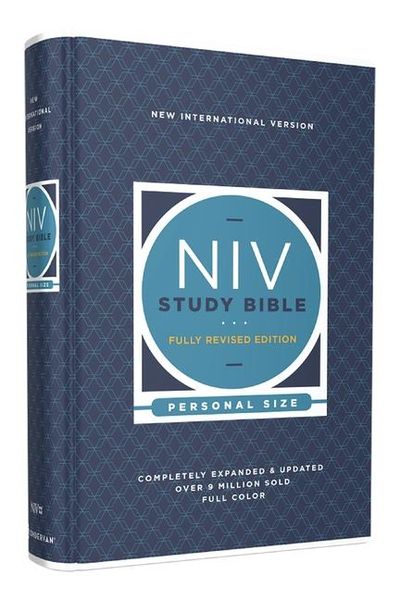 Produktbild: NIV Study Bible, Fully Revised Edition, Personal Size, Hardcover, Red Letter, Comfort Print