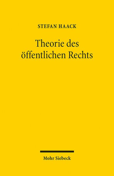Produktbild: Theorie des &ouml;ffentlichen Rechts
