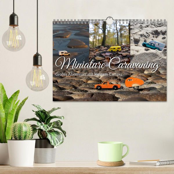 Produktbild: Miniature Caravaning: Gro&szlig;es Abenteuer mit kleinem Camper (Wandkalender 2026 DIN A4 quer), CALVENDO Monatskalender