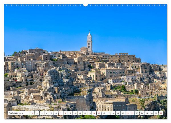 Produktbild: Matera - Die Stadt der Sassi (hochwertiger Premium Wandkalender 2026 DIN A2 quer), Kunstdruck in Hochglanz