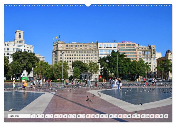 Produktbild: BARCELONA, Traumziel am Mittelmeer (hochwertiger Premium Wandkalender 2026 DIN A2 quer), Kunstdruck in Hochglanz