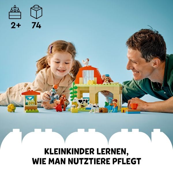 Produktbild: LEGO DUPLO Town 10416 Tierpflege auf dem Bauernhof, Spielzeug ab 2 Jahre