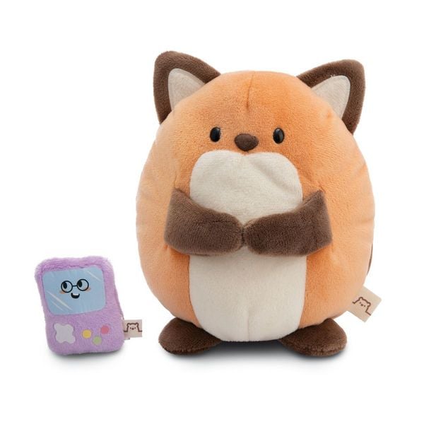 Produktbild: NICI Kuscheltier Fuchs Geeks mit Video Spiel rot 16cm