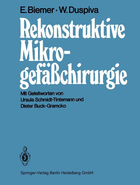 Produktbild: Rekonstruktive Mikrogef&auml;&szlig;chirurgie