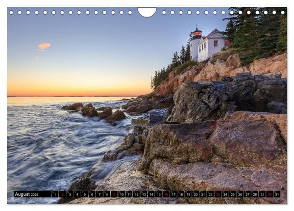 Produktbild: NEUENGLAND - Eine Reise durch den Nordosten der USA (Wandkalender 2026 DIN A4 quer), CALVENDO Monatskalender