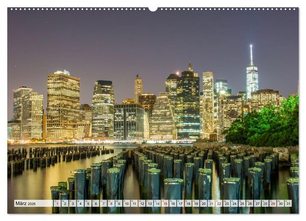 Produktbild: New York - Momente (hochwertiger Premium Wandkalender 2026 DIN A2 quer), Kunstdruck in Hochglanz