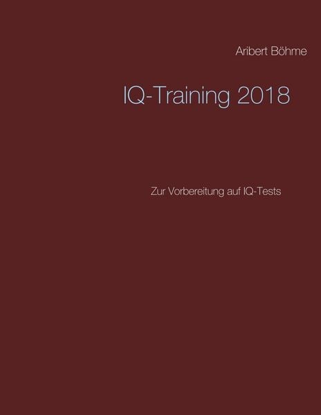 Produktbild: IQ-Training 2018