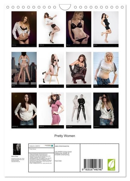 Produktbild: Pretty Women (Wandkalender 2026 DIN A4 hoch), CALVENDO Monatskalender